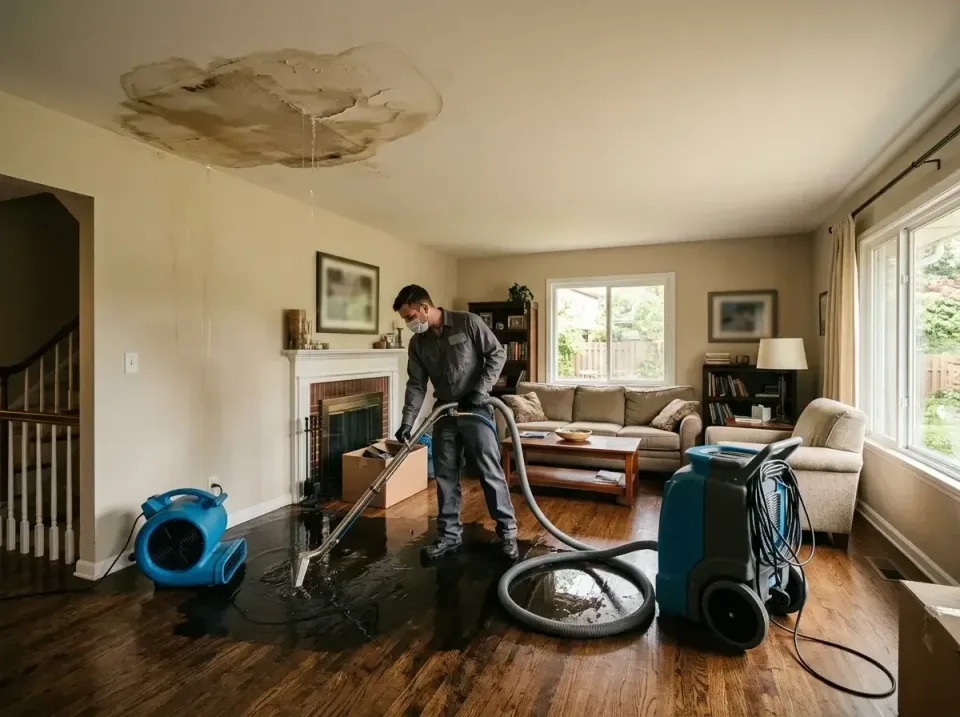 attic-pipe-burst-ceiling-drip-008 — frequently asked questions, Water Damage Restoration & Carpet Care in Throop, PA